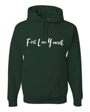 Load image into Gallery viewer, Fly Above It First Love Yourself Adult Hooded Sweatshirt