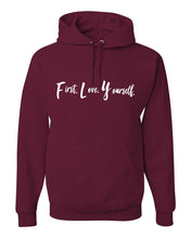 Load image into Gallery viewer, Fly Above It First Love Yourself Adult Hooded Sweatshirt