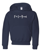 Load image into Gallery viewer, Fly Above It First Love Yourself Youth Hoodie