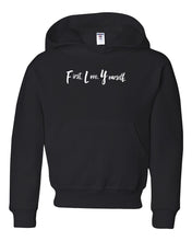 Load image into Gallery viewer, Fly Above It First Love Yourself Youth Hoodie