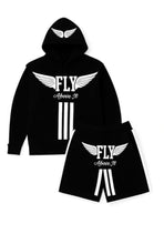 Load image into Gallery viewer, FLYABOVEIT HOODIE/SHORT SETS
