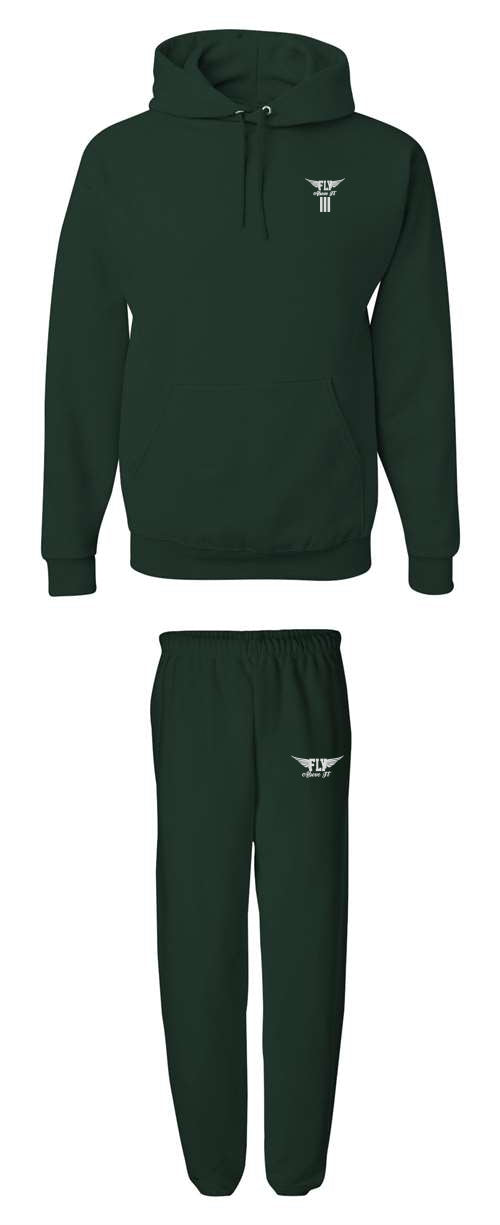 Adult Fly Above It Jogger Set With NO Pockets Embroidered